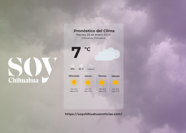 Pronóstico del clima para Chihuahua: martes 28 de enero de 2025