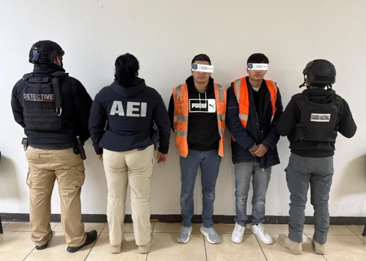 Asegura SSPE a 2 presuntos responsables de feminicidio en Ciudad Juárez
