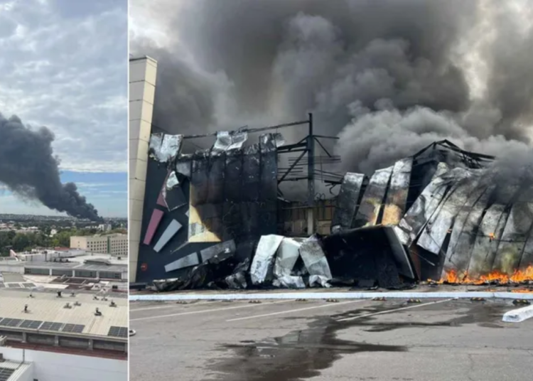 Incendio en Royal Park conmociona Plaza Cinépolis de Culiacán