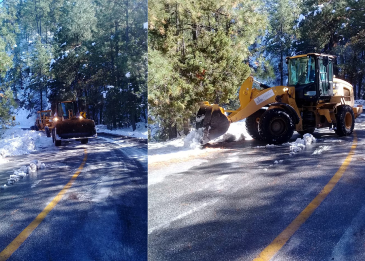 Reabren tramo carretero San Juanito–Basaseachi a la circulación