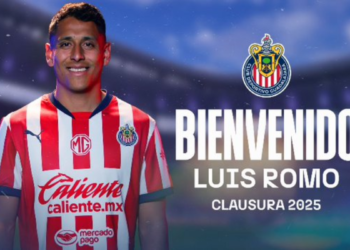 Chivas hace oficial la llegada de Luis Romo como su nuevo refuerzo para el Clausura 2025