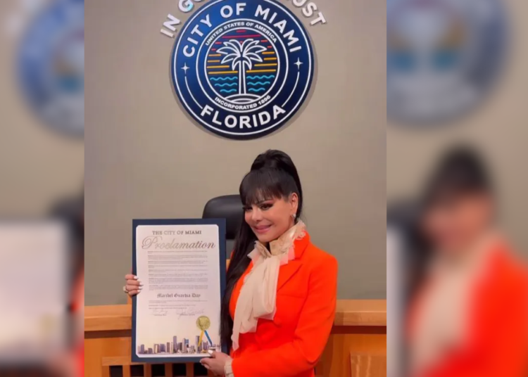 Proclaman el 30 de diciembre como el Día de Maribel Guardia en Miami