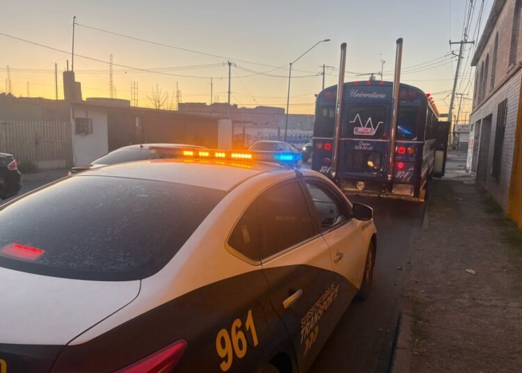 Realizan operativo de inspección a unidades del transporte público en Ciudad Juárez