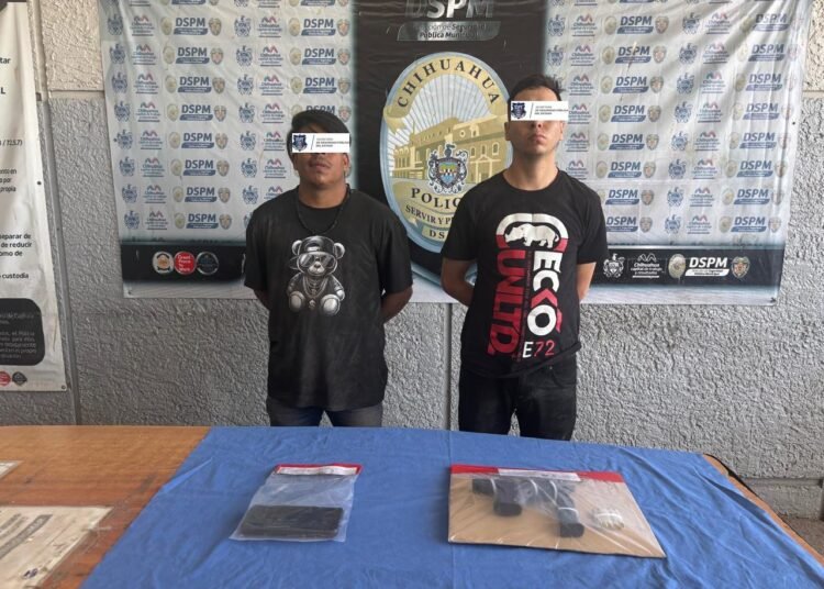 Arresta Policía del Estado a dos presuntos responsables de privación de la libertad y homicidio en Chihuahua