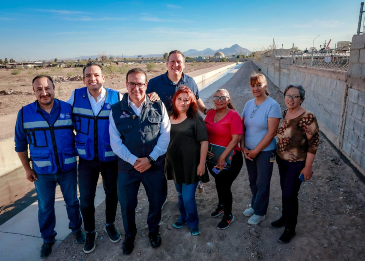 Supervisa alcalde Bonilla obras hídricas en la zona sur de la ciudad