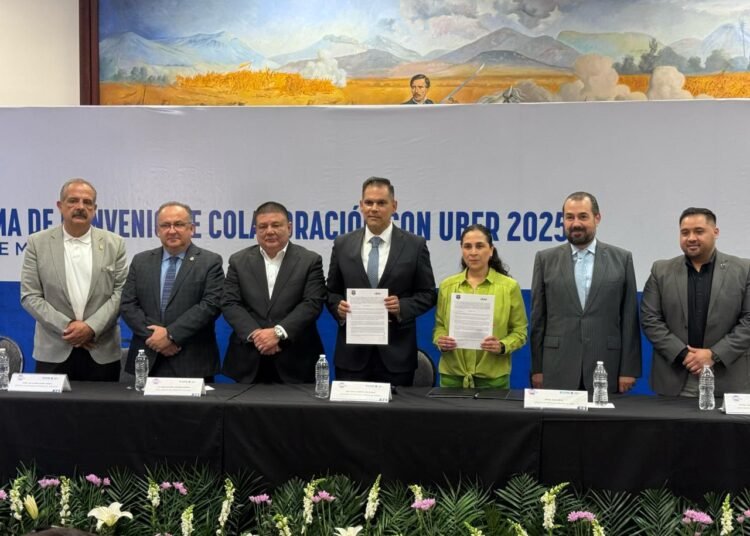 Firman SSPE y Uber convenio para reforzar atención a emergencias con botón de pánico en la app