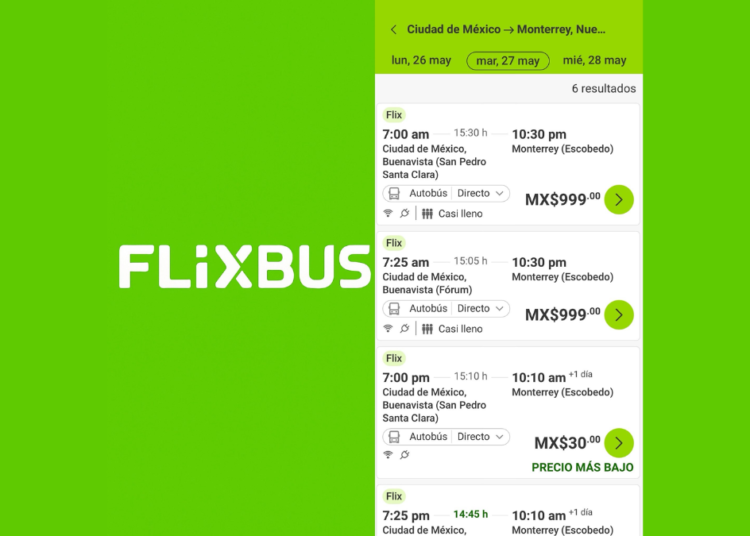 FLiXBus llega oficialmente a México con viajes desde 30 pesos