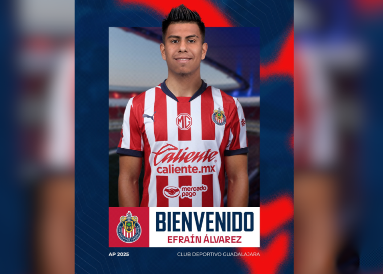 Efraín Álvarez es el primer refuerzo de Chivas para el Apertura 2025
