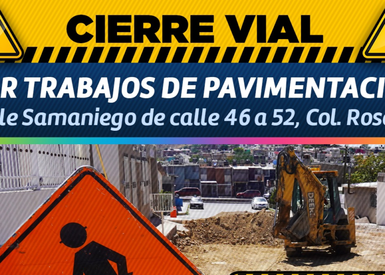 Inicia pavimentación en calle Samaniego; llaman a tomar rutas alternas