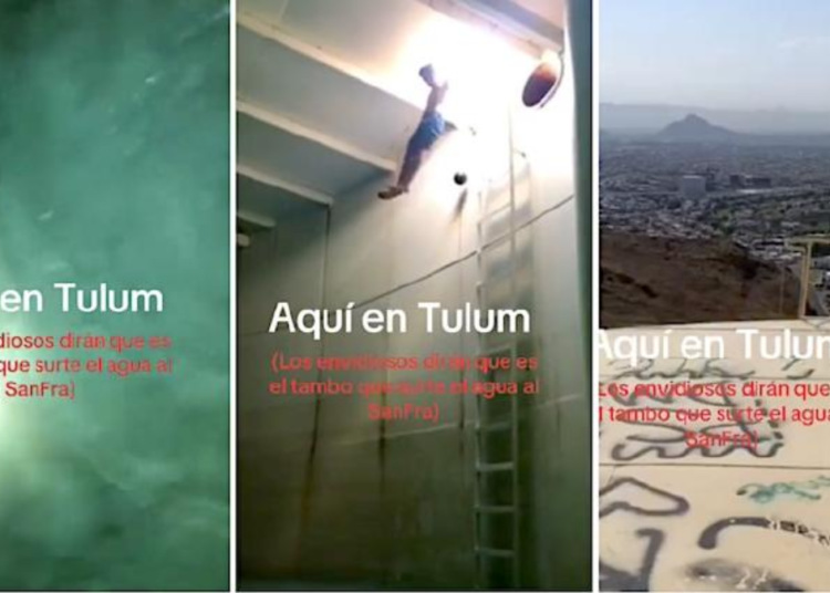 Video viral de jóvenes en tanque de agua genera polémica; autoridades aclaran que ya no está en uso