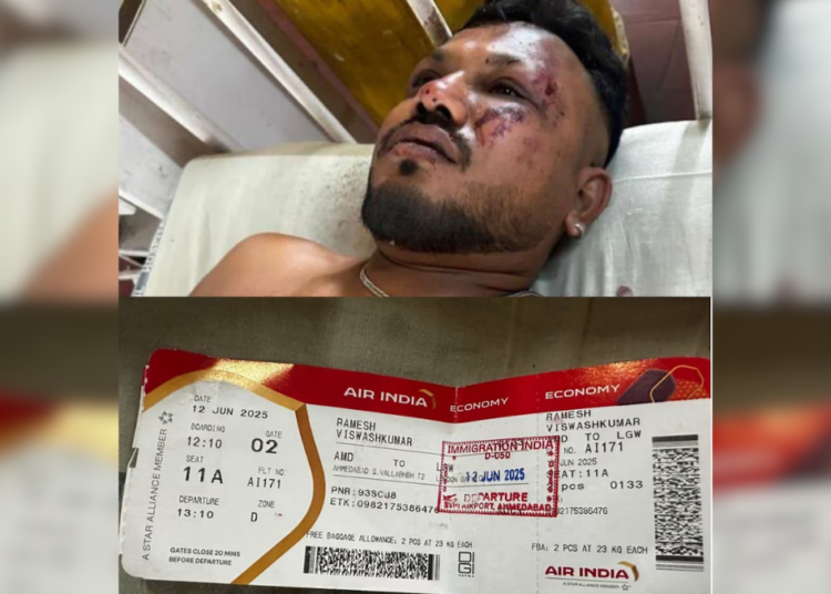 Milagro entre los escombros: un sobreviviente tras accidente aéreo en India