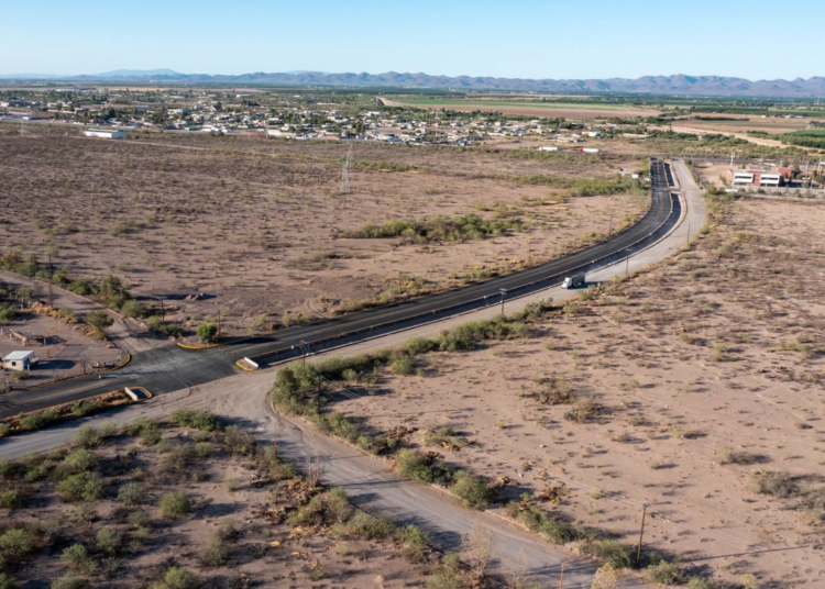Concluye reconstrucción del acceso principal al Parque Industrial en Delicias