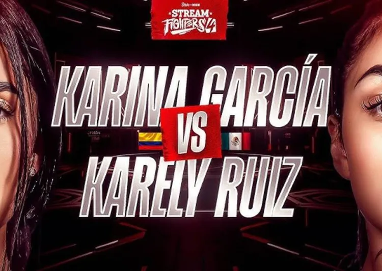 ¡Oficial! Karely Ruiz peleará contra Karina García en Stream Fighters 4