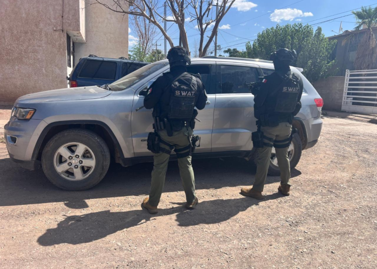 Asegura SSPE vehículo con placas sobrepuestas en operativo especial en Aldama