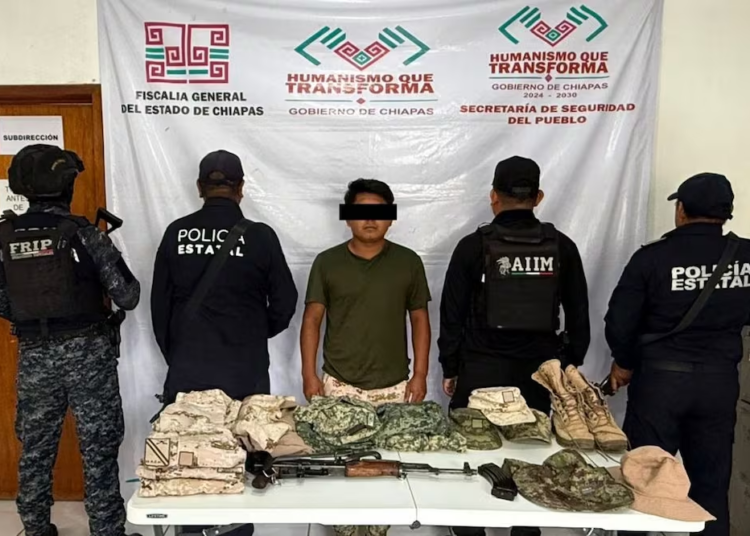 Detienen a presunto responsable del asesinato de cinco policías en Chiapas; despliegan más de mil elementos en la zona