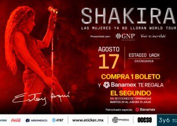Shakira traerá su gira mundial a Chihuahua este 17 de agosto