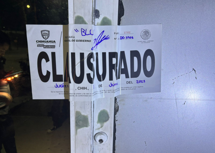 Clausura Gobernación Estatal 34 establecimientos por irregularidades en venta de alcohol