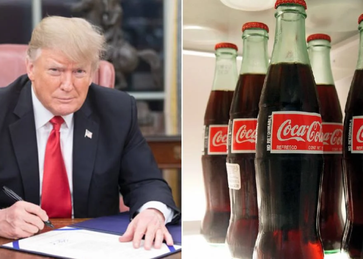 Donald Trump anuncia acuerdo con Coca-Cola para usar azúcar de caña real en EE.UU.