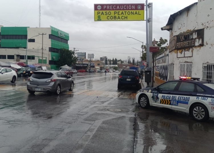 Exhorta Movilidad a extremar precauciones por lluvias en la ciudad de Chihuahua