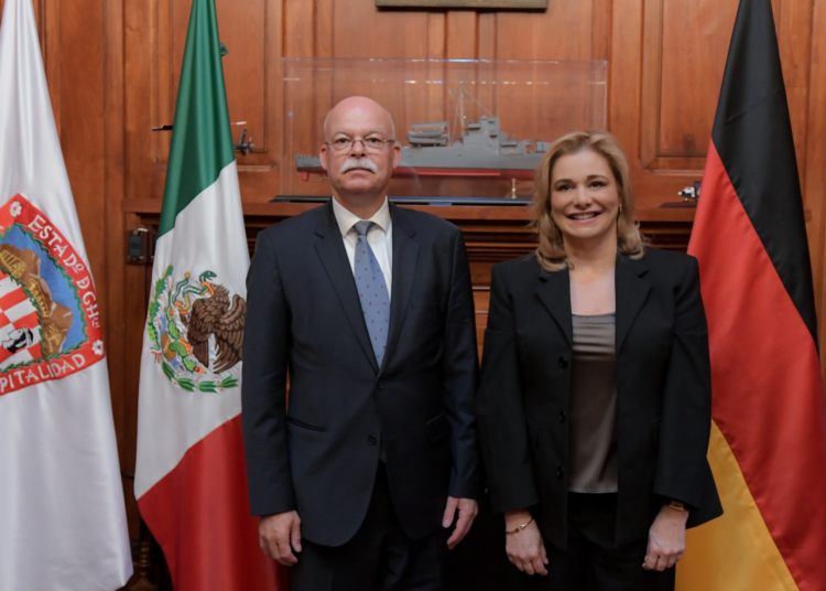 Maru Campos recibe al embajador de Alemania en México y fortalece lazos económicos y turísticos