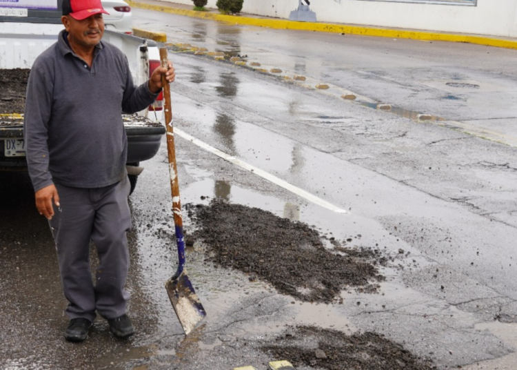 Municipio atenderá baches con material fresado de manera provisional en zonas prioritarias
