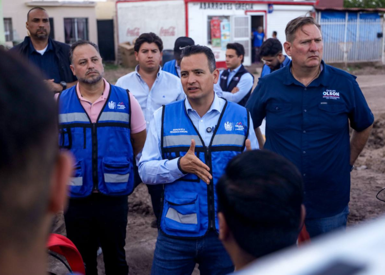 Continúa Alcalde con apoyos por lluvias en Praderas y Privadas del Sur