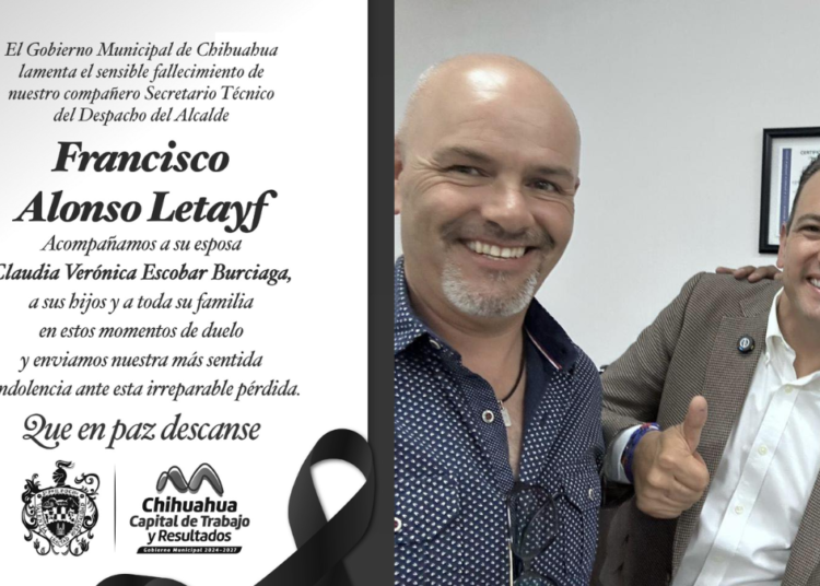 Lamenta Gobierno Municipal y Alcalde Marco Bonilla fallecimiento de Francisco Alonso Letayf