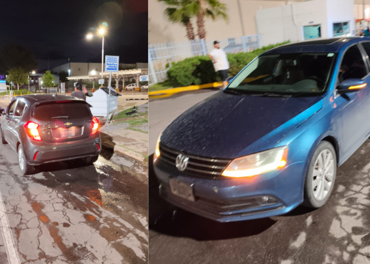 Operativo contra taxis piratas en Parque Industrial Las Américas deja tres vehículos decomisados