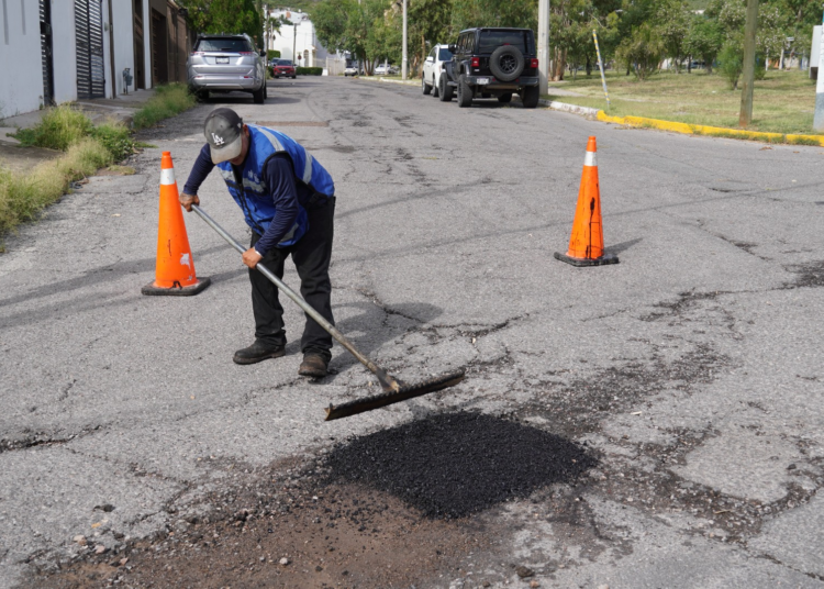 Atendió Municipio más de 400 baches durante la mañana de este lunes