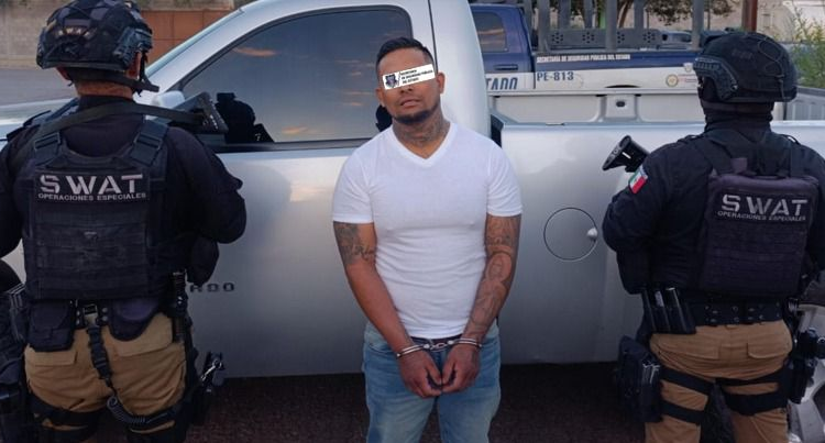 Detiene SSPE a hombre con presunta droga y vehículo vinculado a hecho violento en Ciudad Juárez