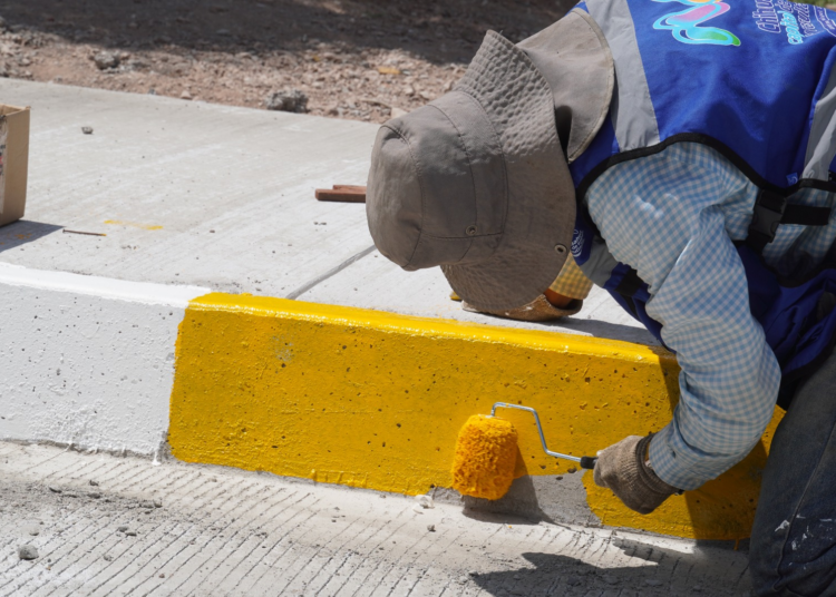 Avanza pavimentación en la calle 55, proyecto del Presupuesto Participativo 2025