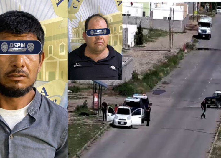 Detienen a tres presuntos asaltantes de transportista cerca de la Puerta de Chihuahua