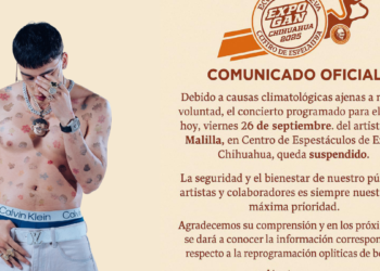 Se cancela presentación de “El Malilla” en Chihuahua por condiciones climatológicas
