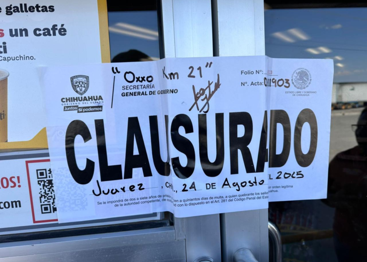 Gobernación Estatal realiza 282 inspecciones y clausura 9 establecimientos en una semana