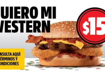 Carl’s Jr. celebra el 15 de septiembre con hamburguesas Western Bacon a 15 pesos