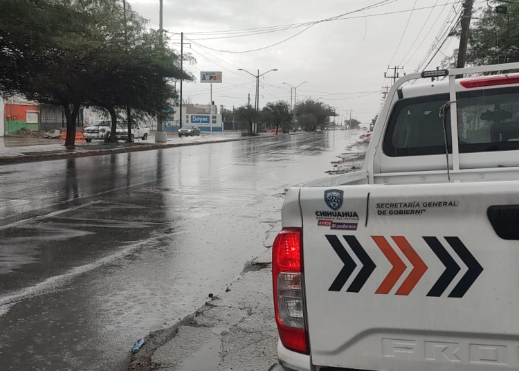 Emite CEPC alerta preventiva por lluvias en el estado