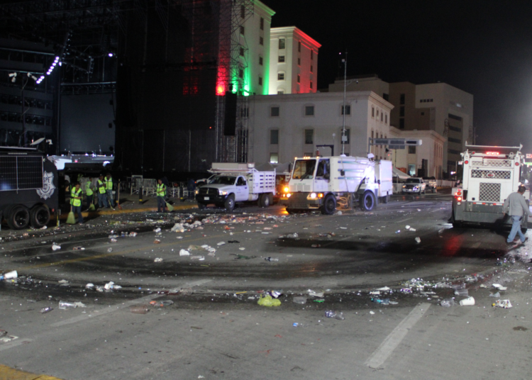 Retira Municipio casi 18 toneladas de basura tras festejos patrios en Chihuahua