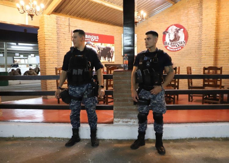Policía Municipal refuerza seguridad en Expogan 2025