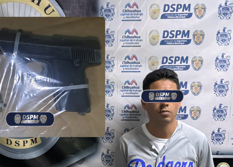 Policías de célula BOI aseguran a hombre con arma y droga en la colonia División del Norte