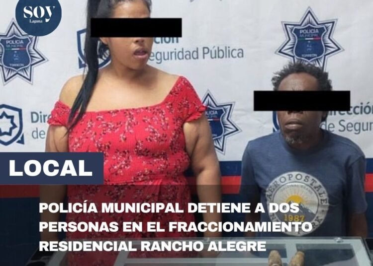 🚔 POLICÍA MUNICIPAL DETIENE A DOS PERSONAS POR AMENAZAS Y PORTACIÓN DE ARMA BLANCA EN RANCHO ALEGRE