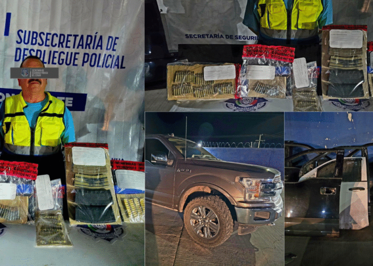 Desmantelan yonke con autos robados, autopartes alteradas y municiones en San Buenaventura