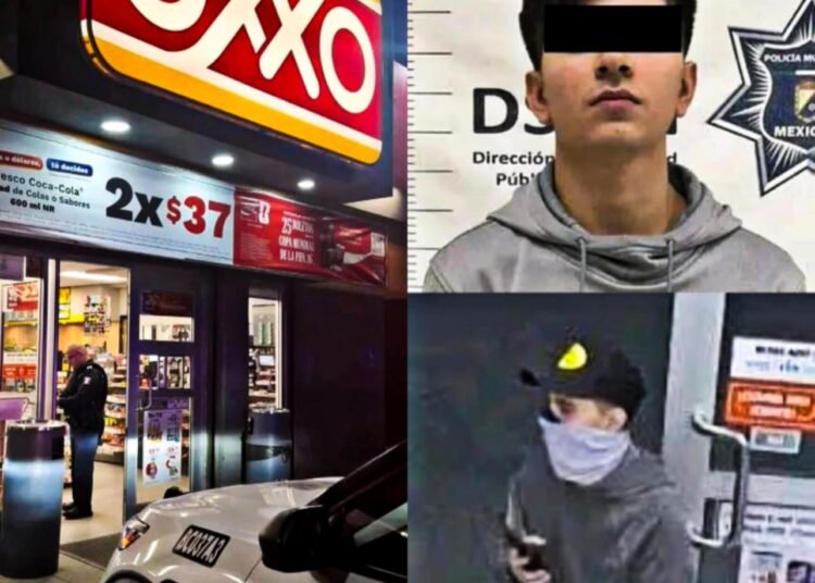 EX EMPLEADO ASALTA OXXO EN MEXICALI Y ES DETENIDO MINUTOS DESPUÉS