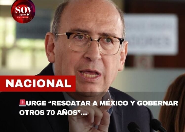 Rubén Moreira asegura que México necesita “rescatarse” y que el PRI debería gobernar otros 70 años