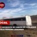 🚨 ACCIDENTE DE CAMIÓN DE PASAJEROS DEJA PERSONA LESIONADA
